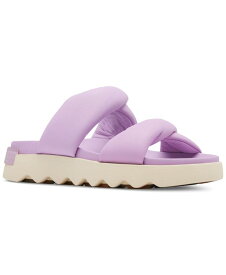 【送料無料】 ソレル レディース サンダル シューズ Women's Vibe Twist Slip-On Slide Sandals Euphoric Lilac Honey White