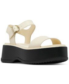 【送料無料】 ソレル レディース サンダル シューズ Dayspring Ankle-Strap Platform Sandals Honey White Black