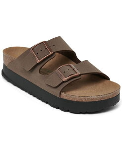 rPVgbN fB[X V[Y T_ vbgtH[ Birkenstock Women's Arizona Flex Birko-Flor Platform Sandals from Finish Line Mocha J