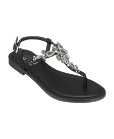 【送料無料】 ジーシーシューズ レディース サンダル シューズ Women's Josie T-Strap Flat Sandals Black