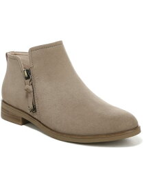 【送料無料】 ドクター・ショール レディース ブーツ・レインブーツ シューズ Women's Astir Booties Woodsmoke Brown Microfiber