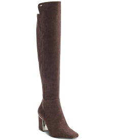 【送料無料】 ダナ キャラン ニューヨーク レディース ブーツ・レインブーツ シューズ Women's Cilli Square-Toe Knee-High Dress Boots Espresso