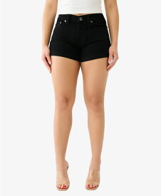 【送料無料】 トゥルーレリジョン レディース ハーフパンツ・ショーツ ボトムス Women's Jennie Curvy Rolled Short Black