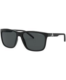 【送料無料】 アーネット メンズ サングラス・アイウェア アクセサリー Men's Polarized Sunglasses AN4272 BLACK/POLAR GREY