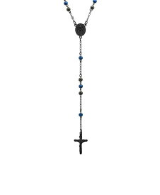 【送料無料】 スティールタイム メンズ ネックレス・チョーカー・ペンダントトップ アクセサリー Men's Ion Plating Stainless Steel Rosary Necklace Multi