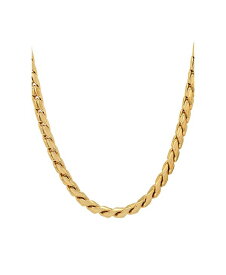【送料無料】 スティールタイム メンズ ネックレス・チョーカー・ペンダントトップ アクセサリー Men's Fancy Link Necklace 24" Gold