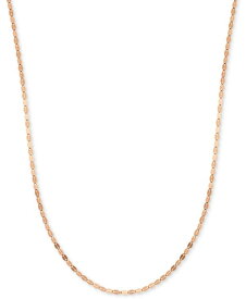 【送料無料】 イタリアン ゴールド メンズ ネックレス・チョーカー・ペンダントトップ アクセサリー 18" Polished Fancy Link Chain Necklace (1-3/8mm) in 14k Gold Rose Gold