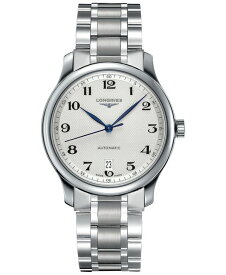 【送料無料】 ロンジン メンズ 腕時計 アクセサリー Men's Swiss Automatic Master Stainless Steel Bracelet Watch 39mm L26284786 No Color