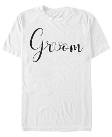 【送料無料】 フィフスサン メンズ Tシャツ トップス Men's Disney Groom Short Sleeve T-Shirt White