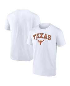 【送料無料】 ファナティクス メンズ Tシャツ トップス Men's White Texas Longhorns Campus T-shirt White