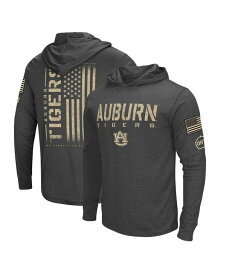 【送料無料】 コロシアム メンズ Tシャツ トップス Men's Charcoal Distressed Auburn Tigers Team OHT Military-Inspired Appreciation Hoodie Long Sleeve T-shirt Charcoal