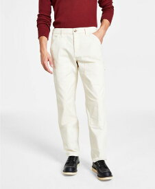 【送料無料】 サンストーン メンズ カジュアルパンツ ボトムス Men's Workwear Straight-Fit Garment-Dyed Tapered Carpenter Pants Ecru