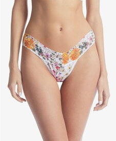 【送料無料】 ハンキーパンキー レディース パンツ アンダーウェア Printed Signature Lace Low Rise Thong PR4911 Pressed Boquet Print