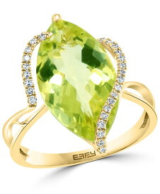 【送料無料】 エフィー レディース リング アクセサリー Sunset by EFFY&reg; Marquise-Cut Pink Amethyst (6-7/8 ct. t.w.) and Diamond (1/8 ct. t.w.) Wrap Ring in 14k Gold (Also in Citrine Lemon Quartz Green Quartz Smoky Quartz & Blue Topaz) Lemon Qu