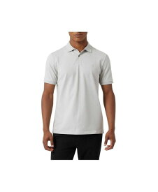 【送料無料】 ダナ キャラン ニューヨーク メンズ ポロシャツ トップス Men's Essential Short Sleeve Polo Grey cloud
