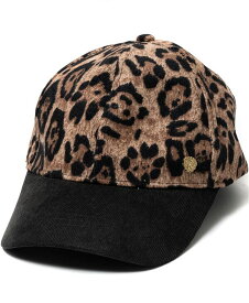 【送料無料】 ヴィンスカムート レディース 帽子 ベースボールキャップ アクセサリー Solid Brim Leopard Corduroy Baseball Cap Leopard