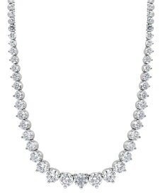 【送料無料】 バッジェリーミシュカ レディース ネックレス・チョーカー・ペンダントトップ アクセサリー Lab Grown Diamond Graduated 16-1/2" Collar Necklace (15 ct. t.w.) in 14K White Gold White Gold