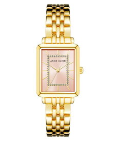 【送料無料】 アンクライン レディース 腕時計 アクセサリー Women's Quartz Gold-Tone Alloy Bracelet Watch 24mm No Color