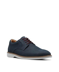 【送料無料】 クラークス メンズ スニーカー シューズ Men's Malwood Lace Casual Shoes Navy Leather