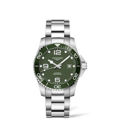 【送料無料】 ロンジン メンズ 腕時計 アクセサリー Men's Swiss Automatic Hydroconquest Stainless Steel Bracelet Watch 41mm Silver
