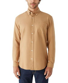 【送料無料】 フランクアンドオーク メンズ シャツ トップス Men's Jasper Long Sleeve Button-Down Oxford Shirt Dark Brown