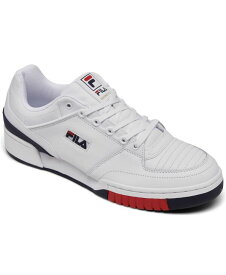 【送料無料】 フィラ メンズ スニーカー シューズ Men's Targa NT Low Casual Tennis Sneakers from Finish Line WHITE/NAVY/RED