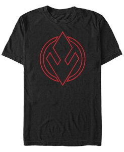 �t�B�t�X�T�� �����Y �g�b�v�X T�V���c ���S Fifth Sun Star Wars Men's Rise Of Skywalker Sith Trooper Logo Short Sleeve T-Shirt Black �u���b�N