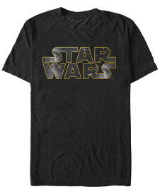【送料無料】 フィフスサン メンズ Tシャツ トップス Star Wars Men's Galaxy Background Logo Short Sleeve T-Shirt Black