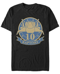 �t�B�t�X�T�� �����Y �g�b�v�X T�V���c Fifth Sun Battlestar Galactica Men's Raptor Merit Badge Short Sleeve T-Shirt Black �u���b�N