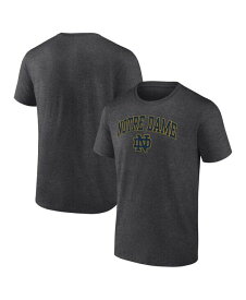 【送料無料】 ファナティクス メンズ Tシャツ トップス Men's Heather Charcoal Notre Dame Fighting Irish Campus T-shirt Heather Charcoal