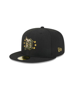 �j���[�G�� �����Y �A�N�Z�T���[ �X�q New Era Men's Black Detroit Tigers 2024 Armed Forces Day On-Field 59FIFTY Fitted Hat Black �u���b�N