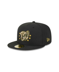 �j���[�G�� �����Y �A�N�Z�T���[ �X�q New Era Men's Black Washington Nationals 2024 Armed Forces Day On-Field 59FIFTY Fitted Hat Black �u���b�N