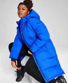 【送料無料】 BCBジェネレーション レディース ジャケット・ブルゾン アウター Women's Plus Size Hooded Puffer Coat Cobalt