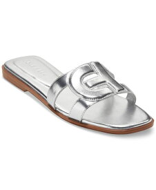 【送料無料】 コールハーン レディース サンダル シューズ Women's Chrisee Flat Sandals Silver Leather
