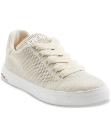 【送料無料】 ダナ キャラン ニューヨーク レディース スニーカー シューズ Women's Abeni Lace-Up Low-Top Sneakers Bone/ Silver