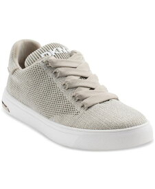 【送料無料】 ダナ キャラン ニューヨーク レディース スニーカー シューズ Women's Abeni Lace-Up Low-Top Sneakers Stone Grey/ Silver