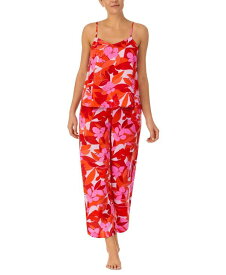 【送料無料】 サンクチュアリー レディース ナイトウェア アンダーウェア Women's 2-Pc. Cami Cropped Pajamas Set Coral Flowers