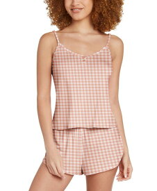 【送料無料】 ハニーデュー インティメッツ レディース ナイトウェア アンダーウェア Women's 2-Pc. Lovely Morning Printed Pajamas Set Apricot Gingham