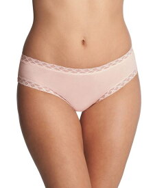 【送料無料】 ナトリ レディース パンツ アンダーウェア Bliss Lace-Trim Cotton Brief Underwear 156058 Seashell