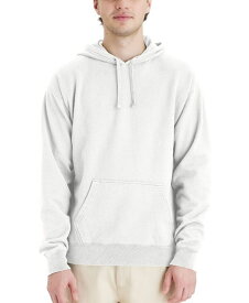 【送料無料】 ヘインズ メンズ パーカー・スウェット フーディー アウター Men's Garment Dyed Fleece Hoodie White