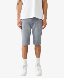 【送料無料】 トゥルーレリジョン メンズ ハーフパンツ・ショーツ ボトムス Men's Rocco Flap Super T Skinny Shorts Grey