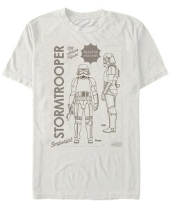 �t�B�t�X�T�� �����Y �g�b�v�X T�V���c Fifth Sun Star Wars Men's Mandalorian Storm Trooper Toy Action Figure T-shirt Natural