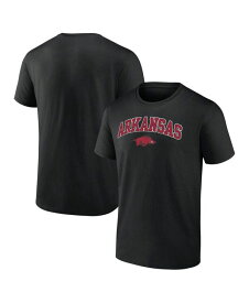 【送料無料】 ファナティクス メンズ Tシャツ トップス Men's Black Arkansas Razorbacks Campus T-shirt Black