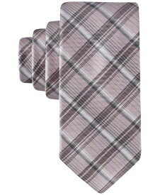 【送料無料】 カルバンクライン メンズ ネクタイ アクセサリー Men's Daira Plaid Tie Pink