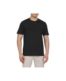 【送料無料】 ダナ キャラン ニューヨーク メンズ Tシャツ トップス Men's Hudson Crewneck Tee Black