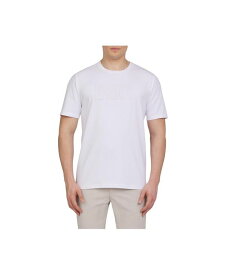 【送料無料】 ダナ キャラン ニューヨーク メンズ Tシャツ トップス Men's Hudson Crewneck Tee White