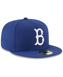 �j���[�G�� �����Y �A�N�Z�T���[ �X�q �E�[�� New Era Men's Royal Brooklyn Dodgers Cooperstown Collection Wool 59fifty Fitted Hat Dk Blue �u���[