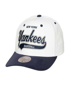 【送料無料】 ミッチェル&ネス メンズ 帽子 アクセサリー Mitchell Ness Men's White New York Yankees Cooperstown Collection Tail Sweep Pro Snapback Hat White