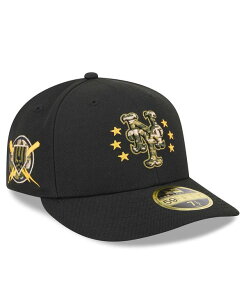 �j���[�G�� �����Y �A�N�Z�T���[ �X�q New Era Men's Black New York Mets 2024 Armed Forces Day Low Profile 59FIFTY Fitted Hat Black �u���b�N