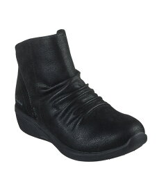 【送料無料】 スケッチャーズ レディース ブーツ・レインブーツ シューズ Women's Arya - Fresher Trick Ankle Boots from Finish Line Black
